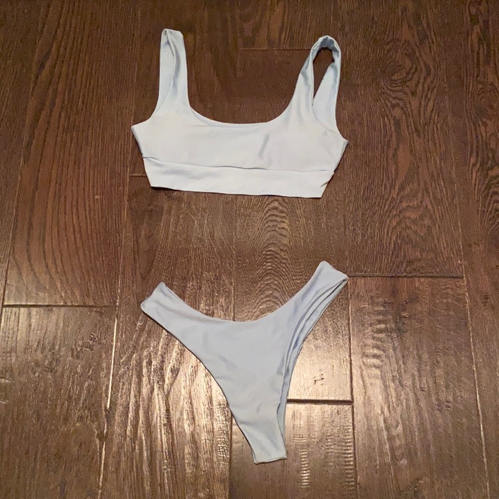 Super cute and comfortable blue bikini from zaful